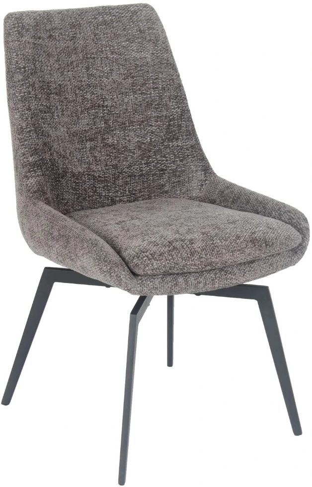Modus Furniture CEO Oyster Upholstered Swivel Dining Side Chair-0