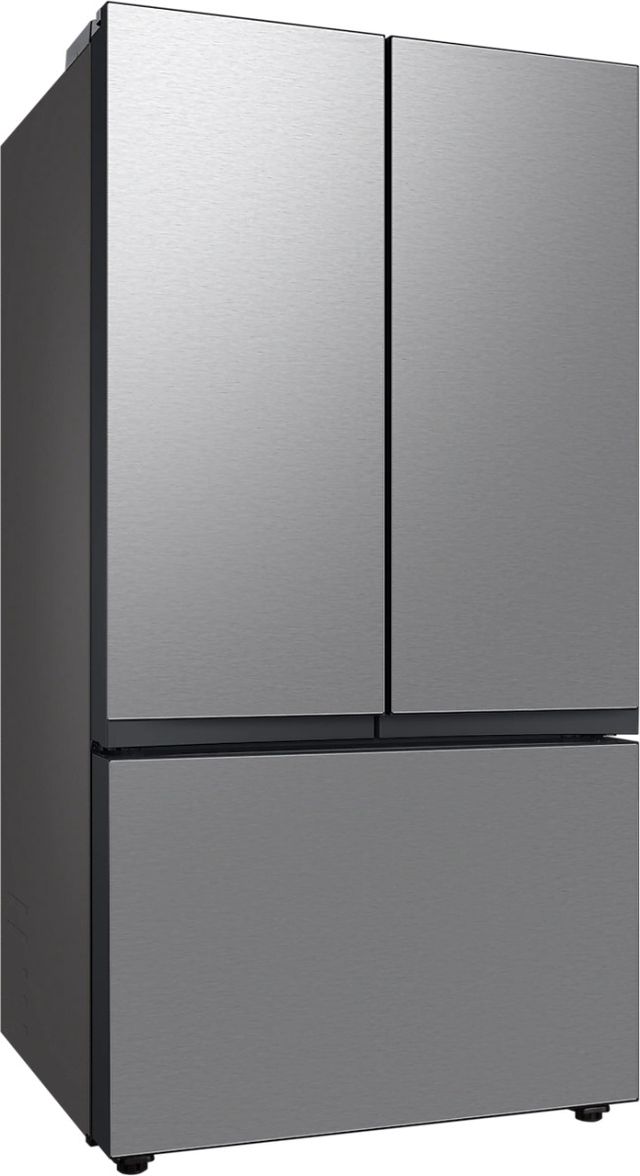 Samsung BESPOKE 30.1 Cu. Ft. Pre-Built Stainless Steel Panel French Door Refrigerator -2