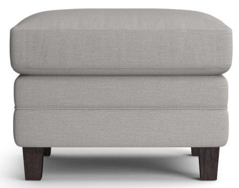 Bassett® Furniture Davis Gray Ottoman-0