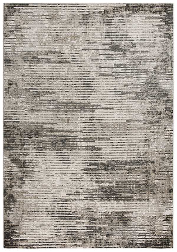 Rizzy Home Calabria Gray/Black/Neutral 5'x8' Rectangular Rug-0