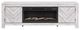 Signature Design by Ashley® Cayboni Whitewash 71" TV Stand with Electric Fireplace-1