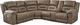 Signature Design by Ashley® Ravenel 3-Piece Fossil Curved Power Reclining Sectional with Console-0