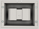Vent-A-Hood® 36" Stainless Steel Contemporary Island Range Hood-2