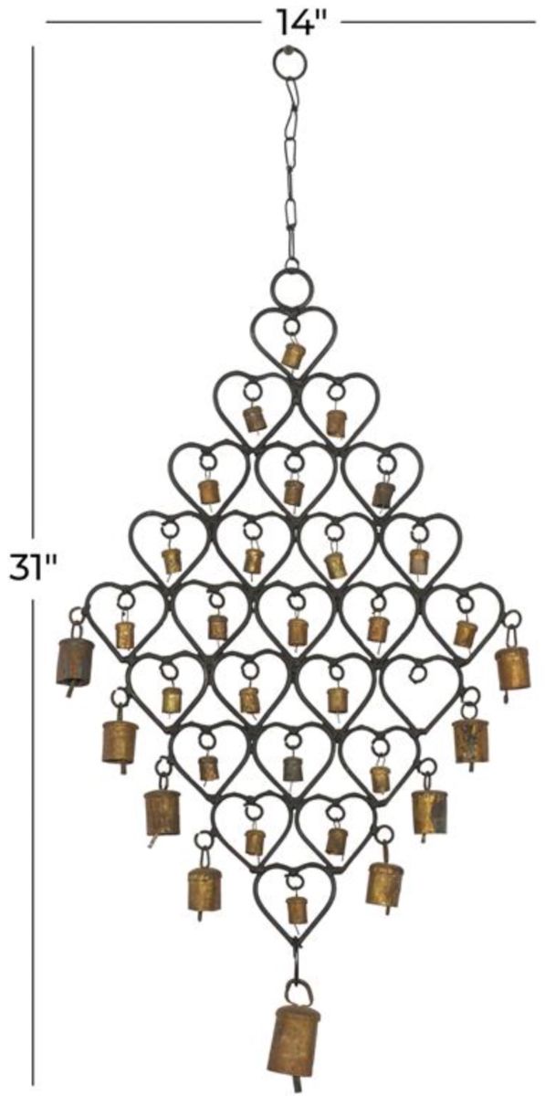 Deco Marche Brass 14” Windchime-3