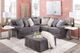 Jackson Furniture Mammoth 2-Piece Smoke Sectional Sofa Set-2