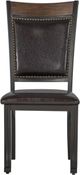 Powell® Franklin Rustic Umber/Dark Espresso Dining Side Chair-3