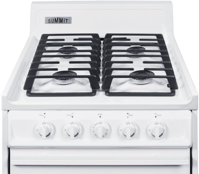 Summit® 20” White Freestanding Gas Range-3