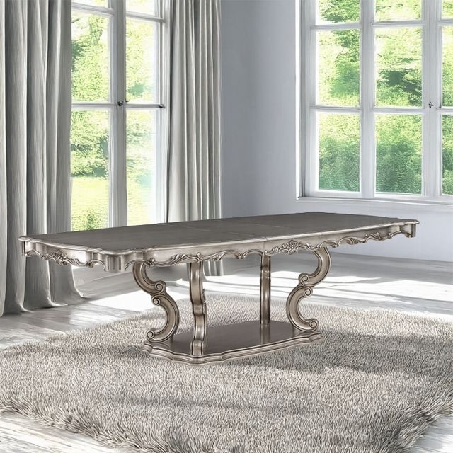 ACME Furniture Ariadne Antique Platinum Dining Table-1