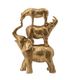 A & B Home Metallic Copper Stacking Animals-0
