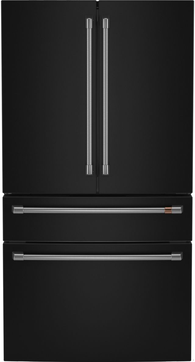 Café™ 36" 28.7 Cu. Ft. Matte Black French Door Refrigerator-0
