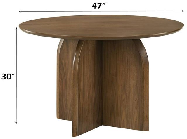 ACME Furniture Delmon Dark Walnut Round Dining Table-2