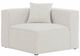 Meridian Furniture Cube Cream Corner Chair-0