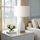 Sagebrook Home Fergana Clear/White Table Lamp-4