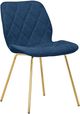 Primo™ International 3719 2-Piece Navy Blue Accent Chair Set with Gold Legs-0