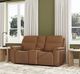 Flexsteel® Sawyer Harvest Leather Power Reclining Loveseat with Console, Power Headrests and Lumbar-1