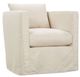 Robin Bruce Rothko Slipcover Swivel Chair-0