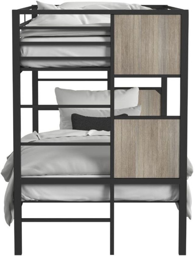 Intercon Midtown Youth Black/Ebano Youth Twin Over Twin Bunk Bed-2