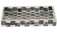 A & B Home Black/White Mosaic Pattern Decorative Rectangular Tray-1