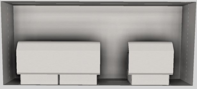 Vent-A-Hood® 48" Stainless Steel Contemporary Wall Mounted Range Hood-3