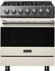 Viking® 3 Series 30" Pure White Pro Style Dual Fuel Range-0