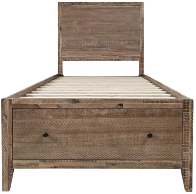 Jofran Inc. Maxton Wash Brown Youth Twin Panel Storage Bed-3