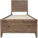 Jofran Inc. Maxton Wash Brown Youth Twin Panel Storage Bed-3