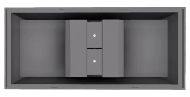 Vent-A-Hood® Designer Series 66" Gunsmoke Island Range Hood-2