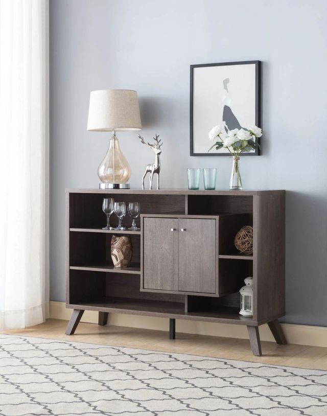 Brassex Inc. Oak/Walnut Buffet/Server-1