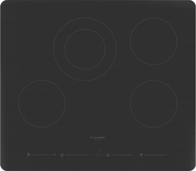 Fulgor Milano 700 Series 24" Glossy Black Electric Cooktop-0