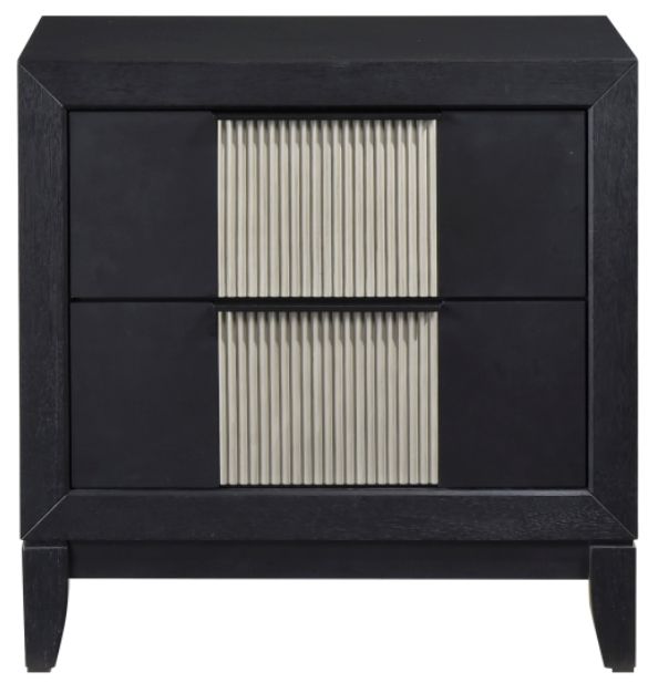 Homelegance® Garrison Charcoal/Gray Nightstand-2