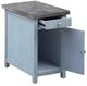 Cottage Creek Furniture Bar Harbor Blue/Natural Chairside Cabinet-2