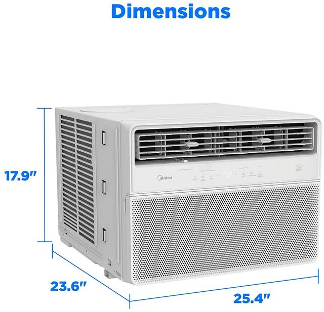 Midea® 18,000 BTU White Window Mount Air Conditioner-1