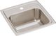Elkay Lustertone® Lustrous Satin 15" 1-Hole Single Bowl Drop-in Bar Sink with 3.5" Drain-0