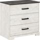 Signature Design by Ashley® Shawburn 4-Piece Whitewash Full Panel Headboard Bedroom Set-3