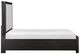 Homelegance® Gilbert Charcoal/Light Gray King Storage Platform Bed-3