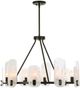 Uttermost® Ellipse Dark Bronze 10-Light Chandelier-0