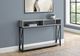 Monarch Specialties Inc. Grey 48"L Open Shelve Hall Console Table with Black Metal Frame-1