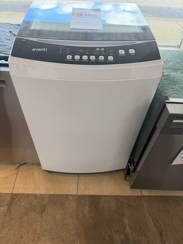 Avanti® 3.0 Cu. Ft. White Impeller Top Load Portable Washer-0