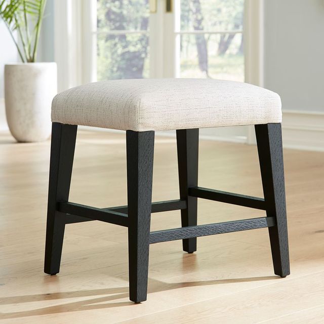 aspenhome® Camden Beige/Domino Stool-1