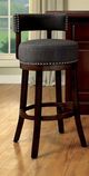 Furniture of America® Lynsey 2-Piece Dark Oak/Gray Counter Stool Set-0
