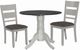 Liberty Furniture Brook Bay 3-Piece Carbon Gray/Textured White Optional Drop Leaf Dining Set-0