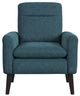Elements International Hawk Espresso/Radiance Green Accent Arm Chair-1