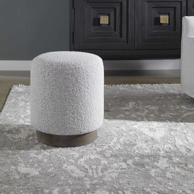 Uttermost® Avila Gray Ottoman-2