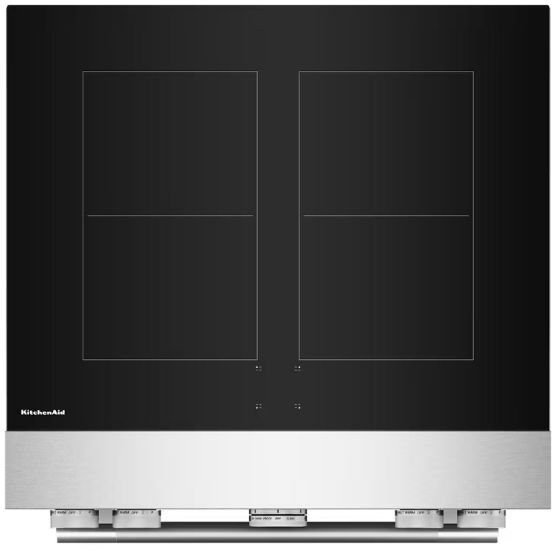 KitchenAid® 30" Stainless Steel 4 Element Pro Style Induction Range with Air Fry-2