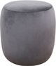 TOV Furniture Willow Grey Velvet Ottoman-0