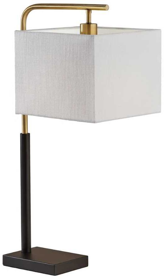 Adesso® Flora Black Table Lamp-0