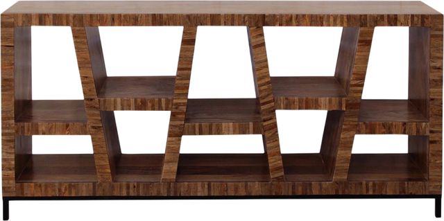 Harp & Finial® Leeds Dark Walnut Bookcase-2