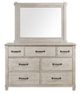 American Wholesale Furniture Scott White Mirror-1
