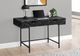 Monarch Specialties Inc. Black/Black Marble Computer Desk-2