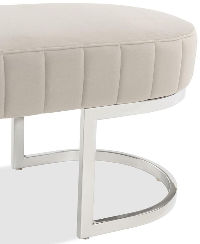 Michael Amini® Orchid Gray Accent Bench-4